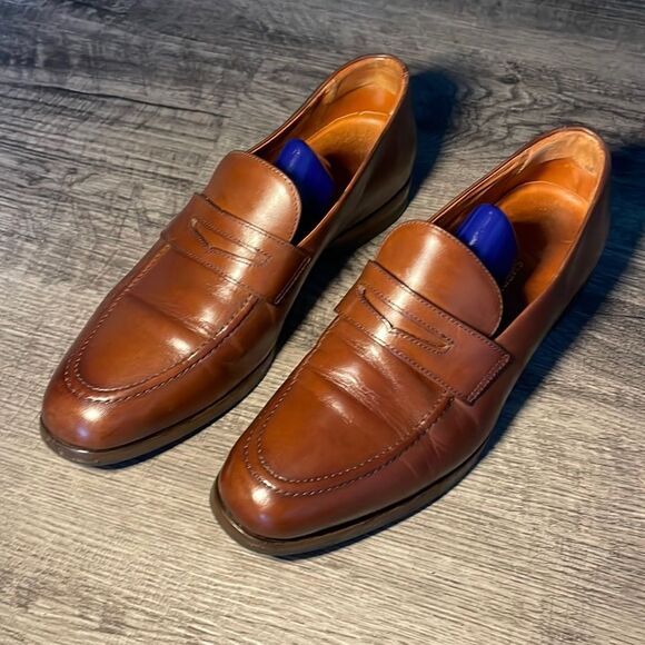 Wolf & Shepherd Men’s shoes Penny Loafers brown - Picture 1 of 13